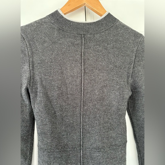 Women's Gray Sweater Dress - Picture 3 of 3